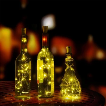 Xsky 2 М 20 led стъклени led струнни осветителни тела под формата на Тапи За бутилки за вино с Тапа Светлина за Коледно парти Украса на дома гирлянди