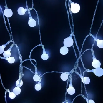 YIYANG 100 Топката Многоцветни LED Струнни Лампи Закрит От 10 М Въже Коледни Гирлянди Празнична Светлина Сватбен Фенер Осветление 110 В На 220 В