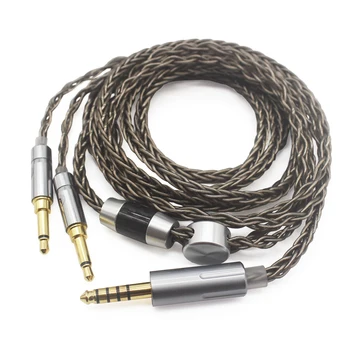 Youkamoo 4,4 мм Балансиран кабел за слушалки, Съвместими с Denon AH-D600, AH-D7200, AH-D7100, Разменени кабел Focal Elear