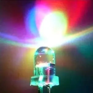 YYT 100ШТ Бавно светкавица,бърза вспышка5 мм,RGB трицветна цветни, led, led тръби, led, цветен светодиод
