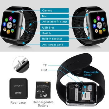 Z60 Смарт часовници Мъжки Часовници С Метални слот за Sim - карти Push-съобщение Bluetooth За жени Фитнес тракер Свързване на Смарт часовници 2020
