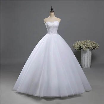 ZJ9022 Прекрасно Сватбена рокля на Принцеса Сладко бална рокля шаферски Рокли с Дължина до пода Сватбени Рокли 2017 размер 2-26 W