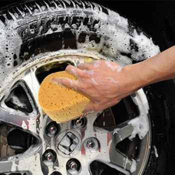 Автоматична Гъба за миене на коли Гъба от полиестер с лесен изземване От меки влакна Мултифункционална гъба за почистване на Автомивки Чисти Детайли Аксесоари