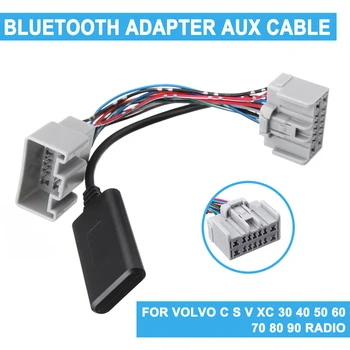 Автомобилен Адаптер Bluetooth, Aux Кабел-адаптер за Електроника, Аксесоари За Bluetooth, aux За VOLVO C S V X 30 40 50 60 70 80 90