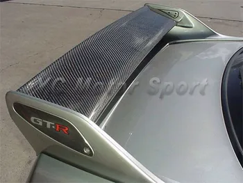 Автомобилни Аксесоари От въглеродни Влакна OEM Нож Заден Спойлер, Подходящ За 1995-1998 R33 GTR GTS Острието на задното Крило на Колата-стайлинг