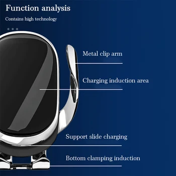 Автомобилното Безжично Зарядно Устройство за Кола за Мобилен Телефон Вентилационни Закрепване на Gps Поставка за монтиране на Стена За BMW X3 X4 G01 G02 G08 2018-2021 Аксесоари