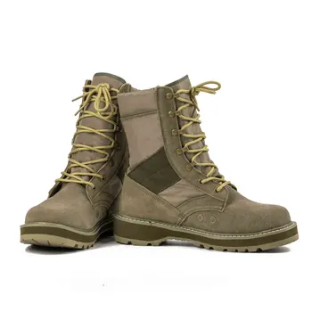 Американските Военни кожени военни ботуши за мъже, Военни обувки, Тактически обувки пехота, Зелена армията обувки
