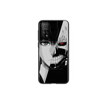 Аниме Токио Гюл за Xiaomi Mi Poco F1 F2 X2 X3 M2 M3 Pro NFC 10 Т A2 Pro Lite Mix 3 6 5 Play Черен Калъф за вашия телефон