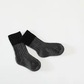 Бебешки момчета Момичета Памучни Чорапи За деца Модерни Подови чорапи за деца Топли Ежедневни чорапи-тръба Детски Чорапи 5 двойки/лот 0-6 години
