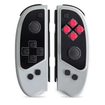 Безжичен Контролер Ляв и Десен Геймпад С Bluetooth 6-Осово Вибрационным Джойстика, Съвместим с Nintendo Switch