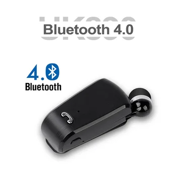 Безжична Бизнес Слушалки Разтегателен Портативен Bluetooth Слушалка Напомняне за Повикване Вибрация Стяга за стереонаушнике за смартфон