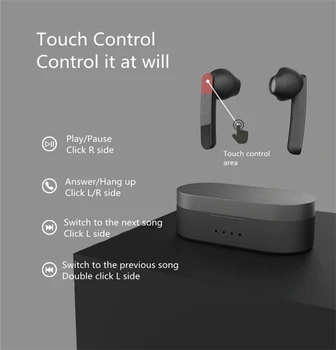 Безжични Слушалки TWS 5.0 Слушалки Bluetooth слушалки Слушалки Безжични Слушалки Слушалки с Микрофон за всички смартфони