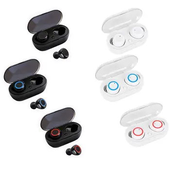 Безжични Слушалки Y50 Слушалки TWS Слушалки, Bluetooth Слушалки За Фитнес Бутон за Управление на Шумопотискане Спортни Слушалки С Зарядно Калъф