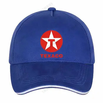 Бейзболна шапка на Пролет Лято Однотонная шапка от слънцето Новата марка Texaco Oil yawawe Хип-хоп Риболовна шапка