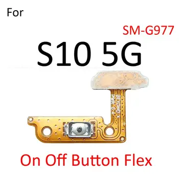 Бутон за Включване и Изключване Захранване От Страна на Звука Клавиш за Включване И Изключване на Гъвкав Кабел За Samsung Galaxy S10 S10e Plus 5G