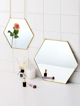Вграждане на Огледало за Баня Стенни Вътрешни стенно Огледало за баня Просто Огледало За тоалетка маса Подвесное Огледало за тоалетка маса