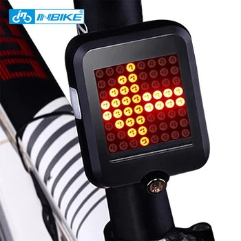 Велосипеден фенер INBIKE Автоматичен Индикатор Обиколката Задна Светлина bisiklet aksesuar Задна Светлина Наем Висока Видимост