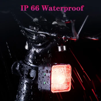 Висок Просвет Преден Светлина на Велосипеда Интелигентен Сензор Задна Светлина Комплект Водоустойчив IP66 МТБ Задна Светлина Пътен под Наем Нощен Велосипедна Лампа за Сигурност