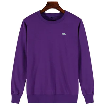 Високо Качество Есен Нова бродерия с логото на Мъжки блузи с дълъг ръкав Ежедневни памучни пуловери Спортни дрехи, Мъжки блузи, S-4XL