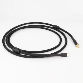 Висококачествен USB линия OTG USB кабел hifi, USB с двойно магнитен пръстен позлатени усилвател кабел на КПР A USB към micro USB