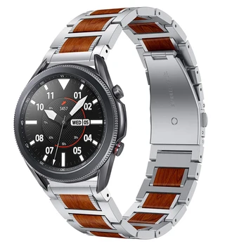 Висококачествена черна каишка от вход метал, съвместима за Samsung watch 3 46 мм/Huawei watch GT2/Huami Amazfit gtr47 мм и Каишка за гривната за 22 мм лента