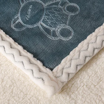 Висококачествено Твърдо Супер Гъст Топло одеяло за легла Зимата овче одеяло, произведено от овче руно декорация на дома