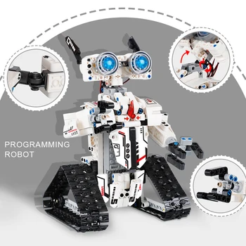 Високотехнологично програмиране на приложения RC Модел на Робота Тухли MOC Електрически Интелигентен Робот Строителни Блокове Забавни Играчки за деца Подаръци