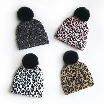 Възрастен Мода Топлина Удебеляване Прилив на Леопардовый Принт 2020 Нов Голям Балон За коса Хеджиране на Личността Корея Есенно-зимна Шапка