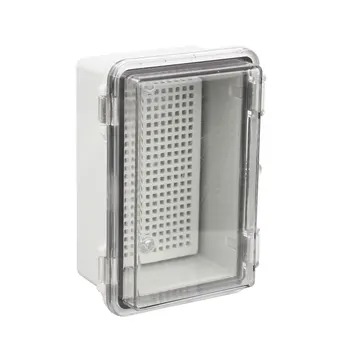 Външна електро разпределителните кутия Запечатан разпределителен блок за захранване водоустойчив корпус от ABS пластмаса с болтовой разпределителна кутия