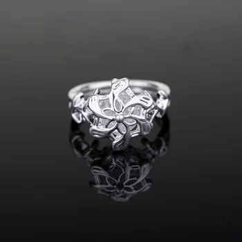 Годежен пръстен Galadriel Nenya LOTR Сребрист Цвят за мъже и жени, Сребърни Пръстени