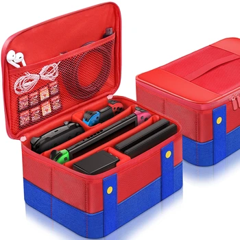 Голяма Чанта За Багаж Чанта За Nintendo Switch Защитно Пътна Преносима Чанта За Ключа На Контролера На Конзолата За Игри Карти Аксесоари