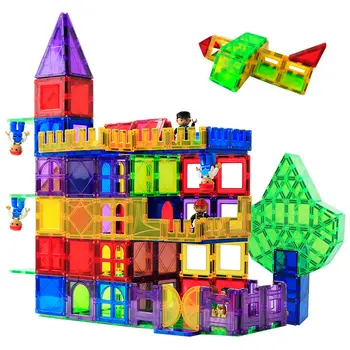 Гореща Разпродажба на Детски Образователни Тухлени Играчки Цветни Магнити Серия Листа Творчески Строителни Блокове Любимите Подаръци за деца