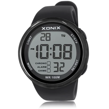 Горещо!!! Нови мъжки Спортни часовници Hardlex Водоустойчивост 100 м За активна почивка, Богат на функции Цифров Часовник за плуване, гмуркане, led часовници