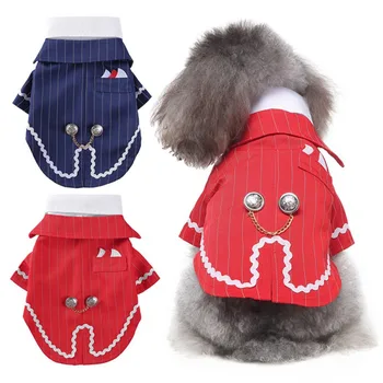 Господин Дрехи за кучета Вечерна риза за малки кучета папийонка Смокинг-Костюм за домашни любимци Хелоуин Коледен костюм за Котки Сватбен костюм
