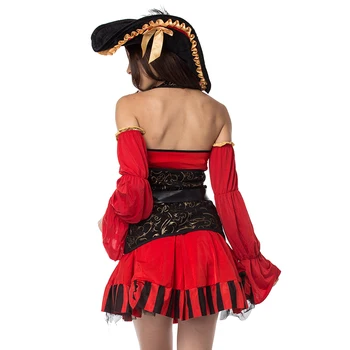 Дами Здравейте, Приятел, Pirate девка в Открито море, Костюми за възрастни, Карибско маскарадное рокля, s-2xl, женски костюм на пират за Хелоуин