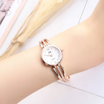 Дамска мода За жени са Дизайнерски часовници с кристали Каишка от неръждаема Стомана, Кварцов часовник с диаманти на Луксозни ръчни часовници Relogio Feminino