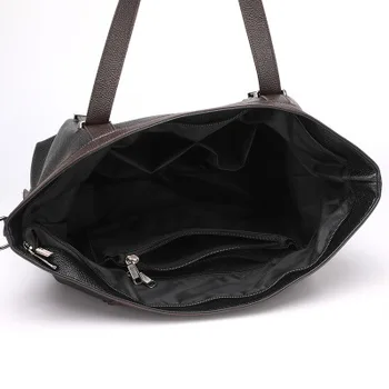 дамски голяма черна червена, сива чанта за рамо за жени проста офис чанта с голям капацитет стилна веганская чанта през рамо от изкуствена кожа