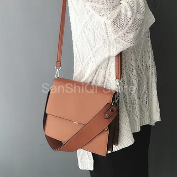 Дамски Реколта кратка чанта, Модерен универсална чанта през рамо, чантата през рамо дамски чанти-месинджър, Малка чанта, Ежедневни офис чанта