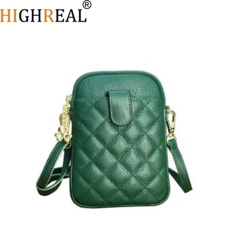 Дамски чанти през рамо от естествена кожа, луксозни маркови мини-чанти, дамски чанта за телефона, малки дамски чанти на рамо, дамски чанти-месинджър
