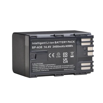 Двойно зарядно устройство и батерия BP A30 BP-A30 за Canon EOS C200 C200B C220B C500 Mark II, EOS C700 FF, XF705 C300 Mark II Cinema