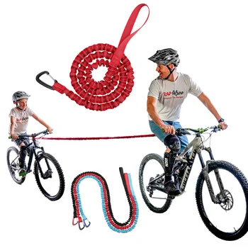 Детски Теглене на Въже на МТБ-Детски Велосипеди Еластичен Бънджи Кабел | е Съвместим С Всички Планински Велосипеди | По-Леки Повишения На Хълма| Товароподемност 500 кг