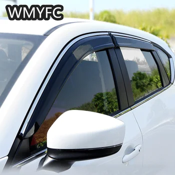 Дефлектори на страничните стъкла за Mazda CX5 CX CX 5-5 2017 2018 2019 2020 2021 Дим Автомобилни Ветроупорен екрани Защита От Слънце и Дъжд