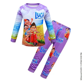 Децата Новия филм Лук Летни памучни къси пижами Младежки пижами за момчета Комплект детски дрехи Пижами за момчета