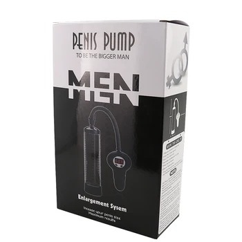 Дигитален Дисплей Автоматично Вакуум Помпа за уголемяване на пениса Proextender Батерия За уголемяване на пениса Помпа за ерекция на пениса Упражнения За мъже за Секс-играчка