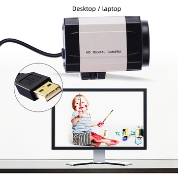 Документ-камера V4K USB-визуализатор на ултра-висока резолюция, Преносима USB-камера за Windows, macOS и Chrome OS, която е съвместима с
