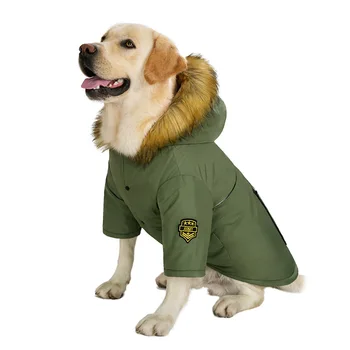 Дрехи за големи кучета зимни топли дрехи за по-големи кучешки дрехи за големи кучета дрехи за големи кучета с памучна подплата
