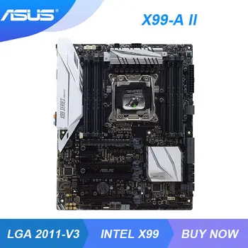 Дънна платка ASUS X99-A II Комплект X99 дънна Платка LGA 2011 v3 Поддръжка на дънната платка, за да майнинга Xeon E5 2650 v3 Процесор 128 GB DDR4 U. 2 М. 2 5×PCI-E X16 USB3