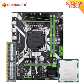 Дънна платка HUANANZHI X99 8 M F X99 с процесор Intel XEON E5 2680 V4 с 1*16 Г DDR4 RECC комбиниран комплект памет комплект NVME USB3.0 Сървър