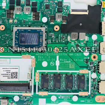 Дънната платка на лаптопа KLKJ NM-C821 за Lenovo IdeaPad 3 15ADA05 S145-15API Оригиналната дънна платка с 4 GB оперативна памет Ryzen 3 3250U (R3-3250U)