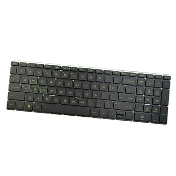 Езикова клавиатура САЩ със зелена подсветка Сменяеми аксесоари за КОМПЮТЪР, за да игрален павилион серия 15-CX 15-CX0010CA 15-CX0020NR 15-CX0030NR